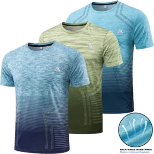 Mens 3 Pack Jabal Tees Quick Dry