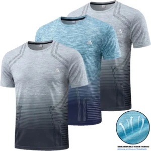 Mens 3 Pack Jabal Tees Quick Dry