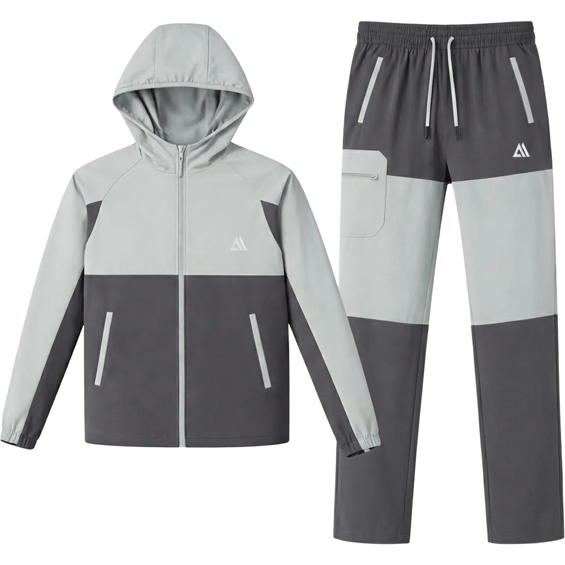Mens Jabal JABALATG Stretch Hooded Tracksuit Set