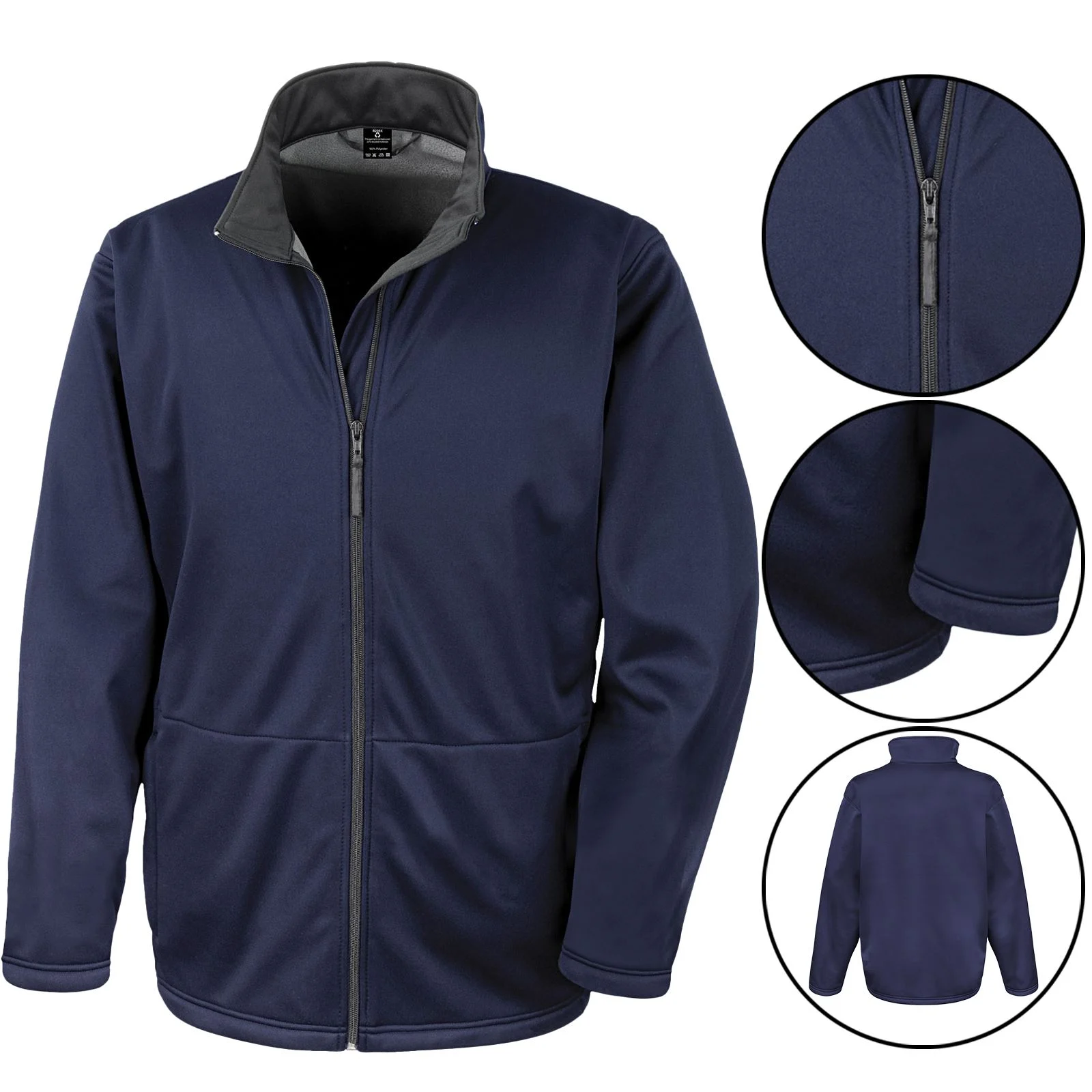 Mens Result Fleece Lined Soft Shell Waterproof