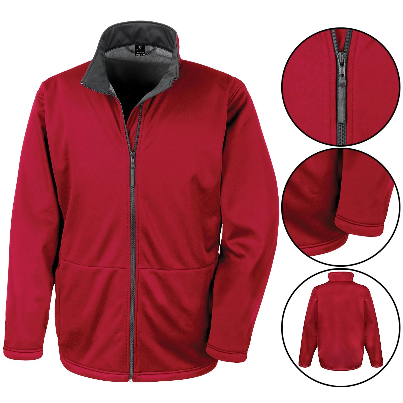 Mens Result Fleece Lined Soft Shell Waterproof