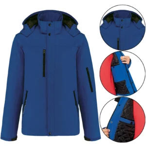 Mens Padded Fleece Lined Soft Shell Waterproof