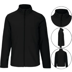 Mens Kariban Fleece Lined Soft Shell Waterproof