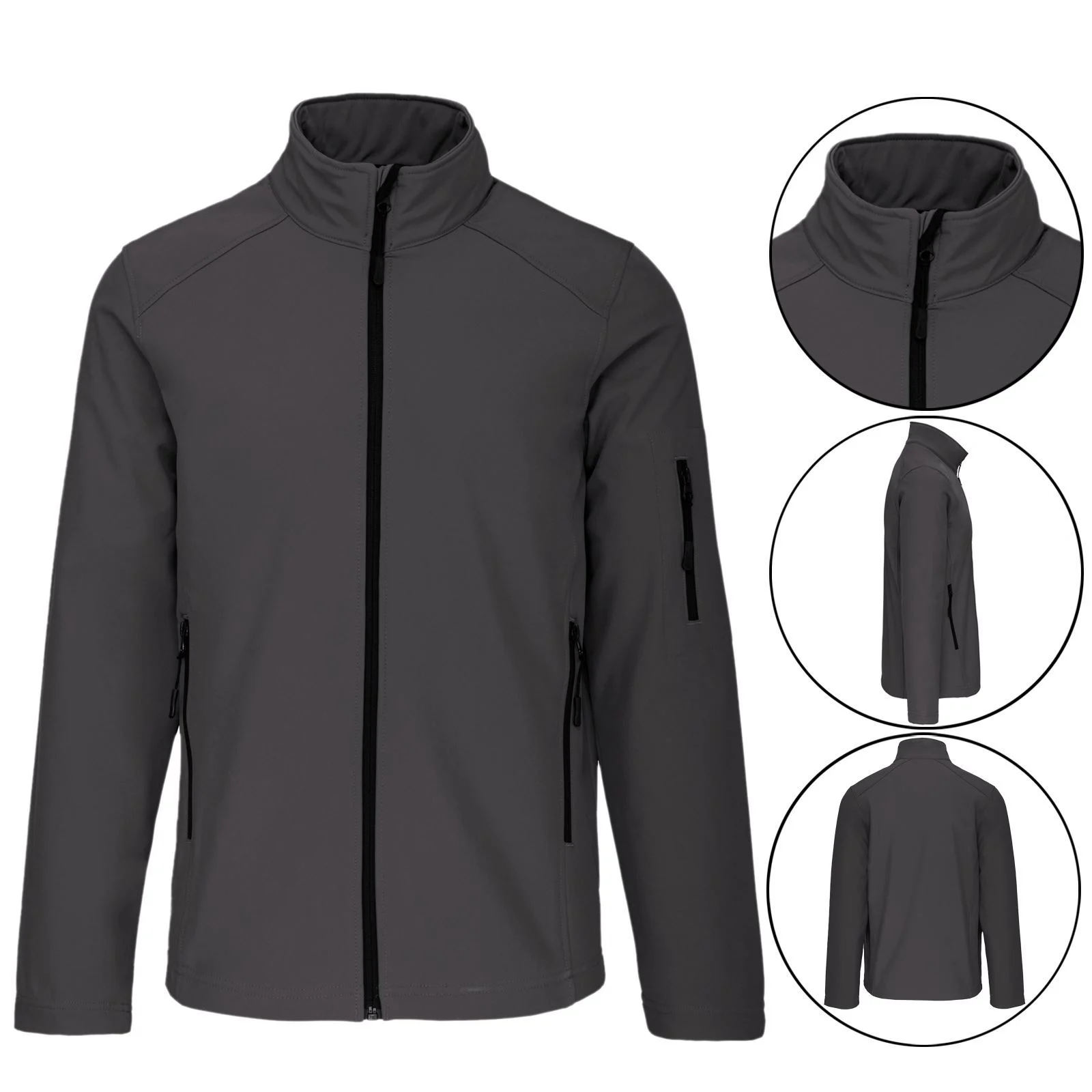 Mens Kariban Fleece Lined Soft Shell Waterproof