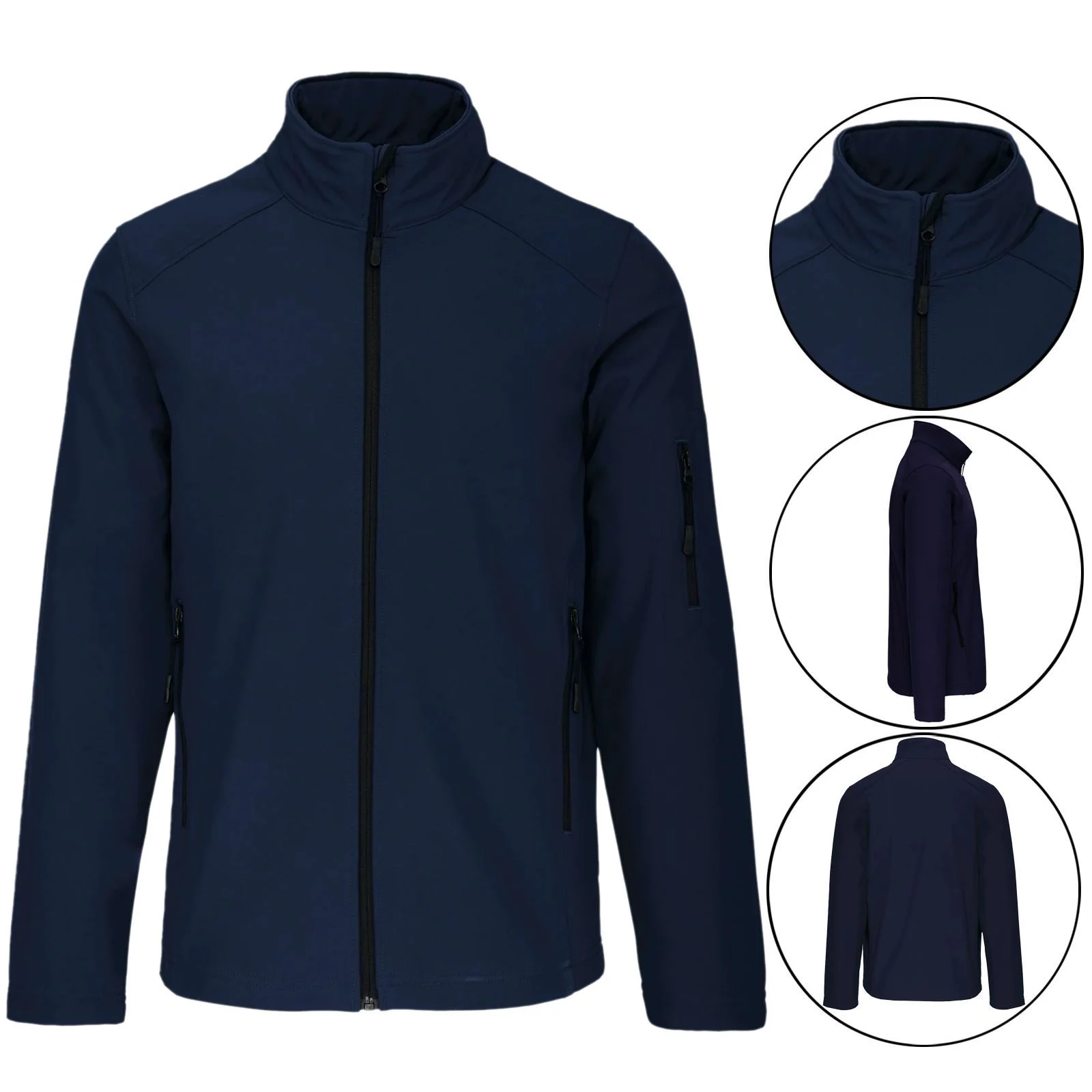 Mens Kariban Fleece Lined Soft Shell Waterproof