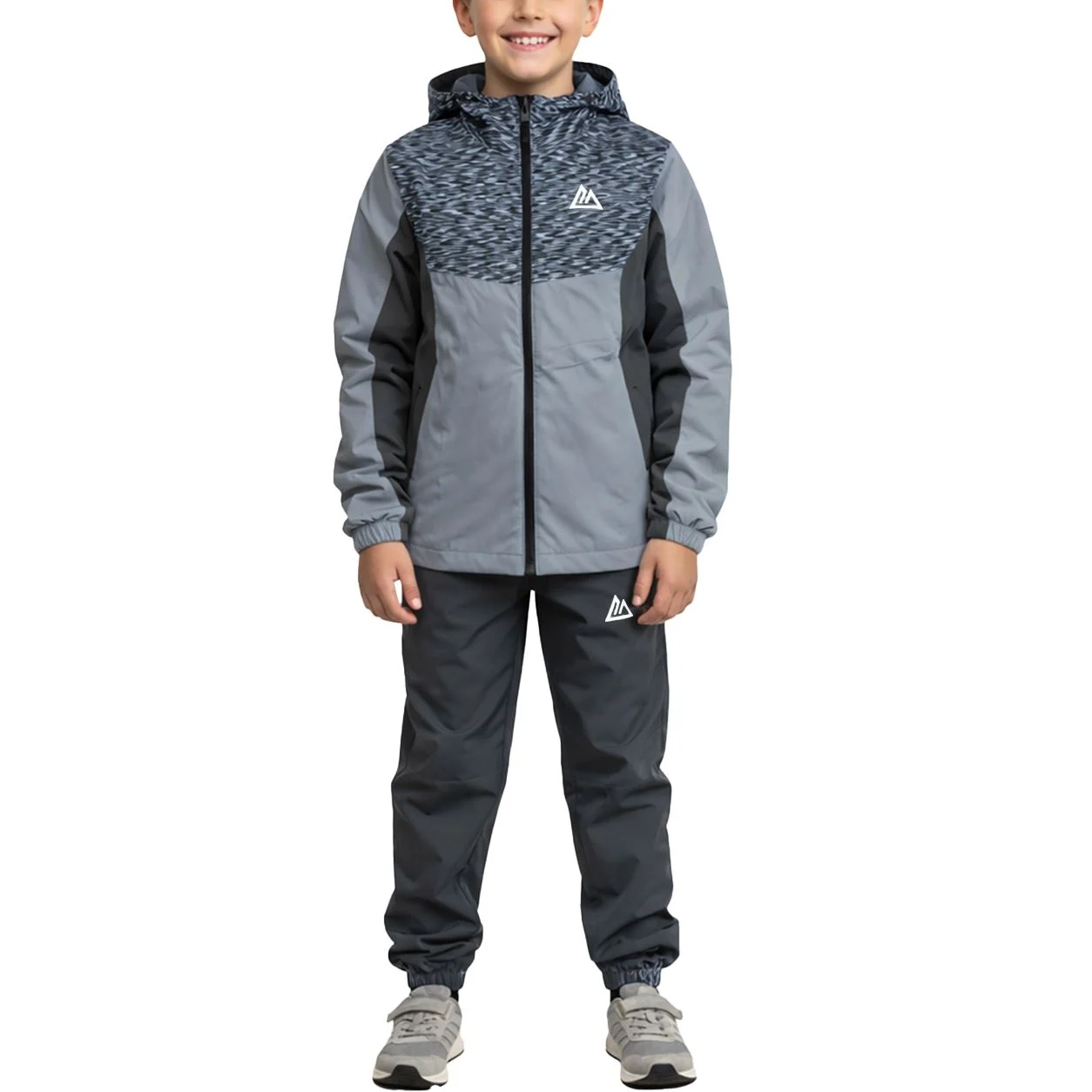 Boys Blaze Stretch Hooded Tracksuit Set