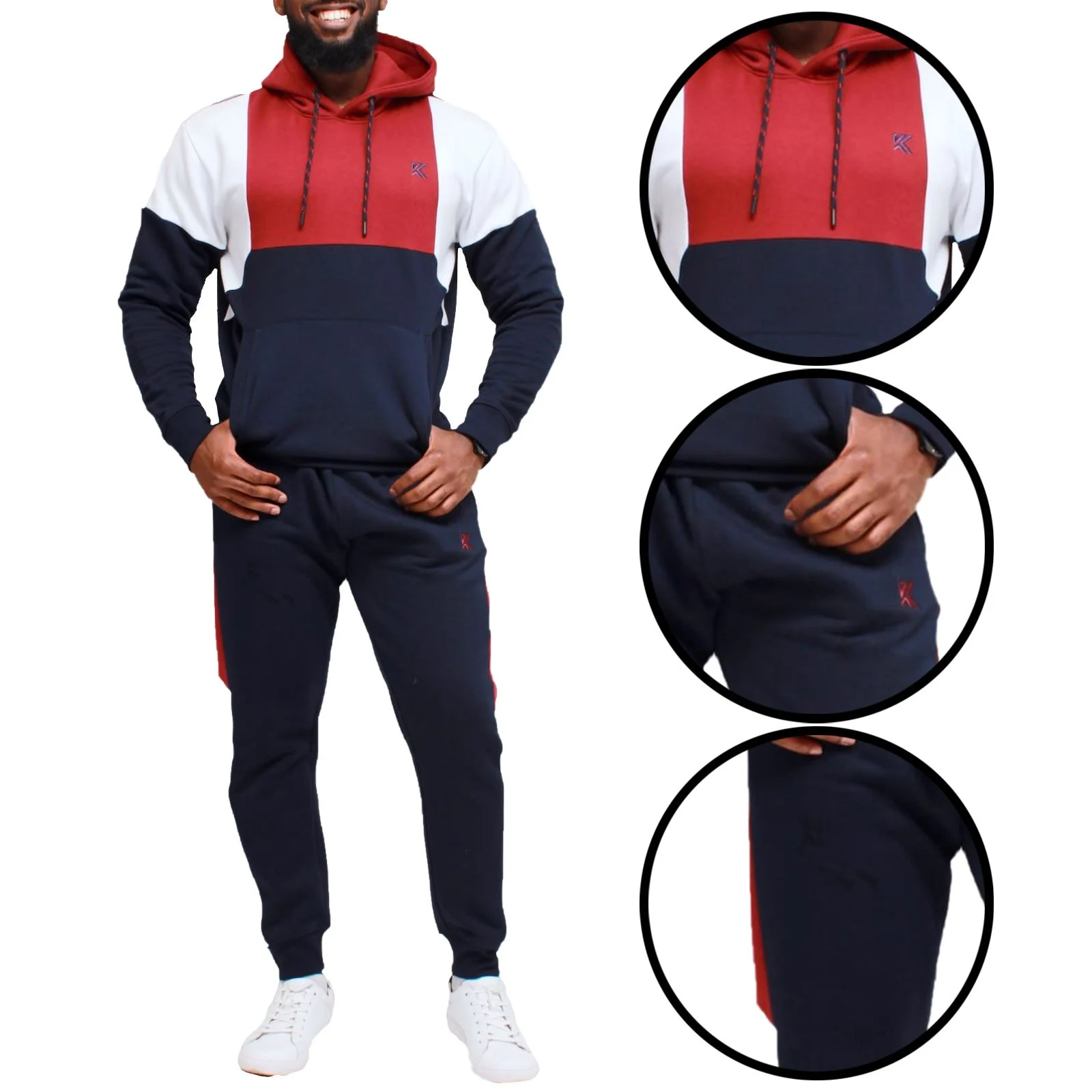 Mens Jabal KTS Stretch Hooded Tracksuit Set