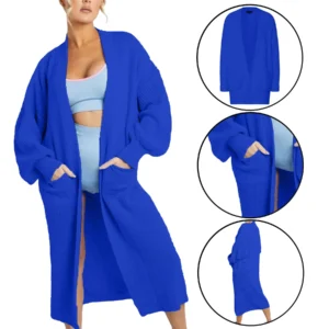 Womens Balloon Knitted Cardigan