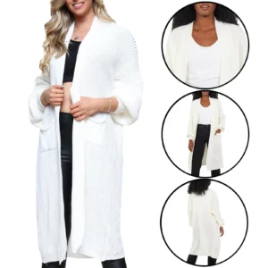 Womens Balloon Knitted Cardigan