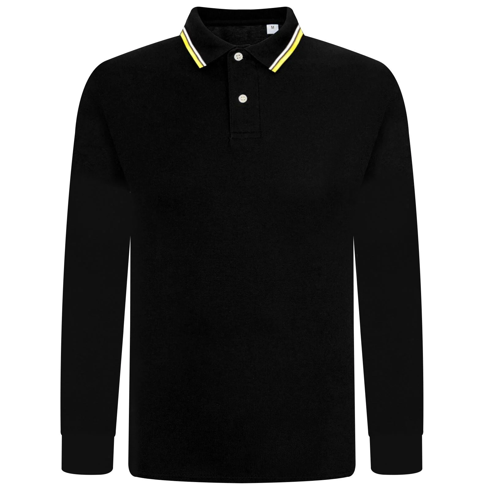Mens Contrast Tipped Polo Shirt Tipping