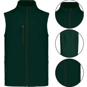 Mens Kariban Gilet Fleece Lined Soft Shell