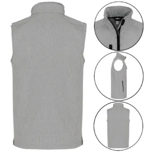 Mens Kariban Gilet Fleece Lined Soft Shell