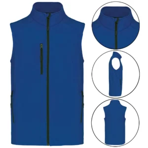 Mens Kariban Gilet Fleece Lined Soft Shell