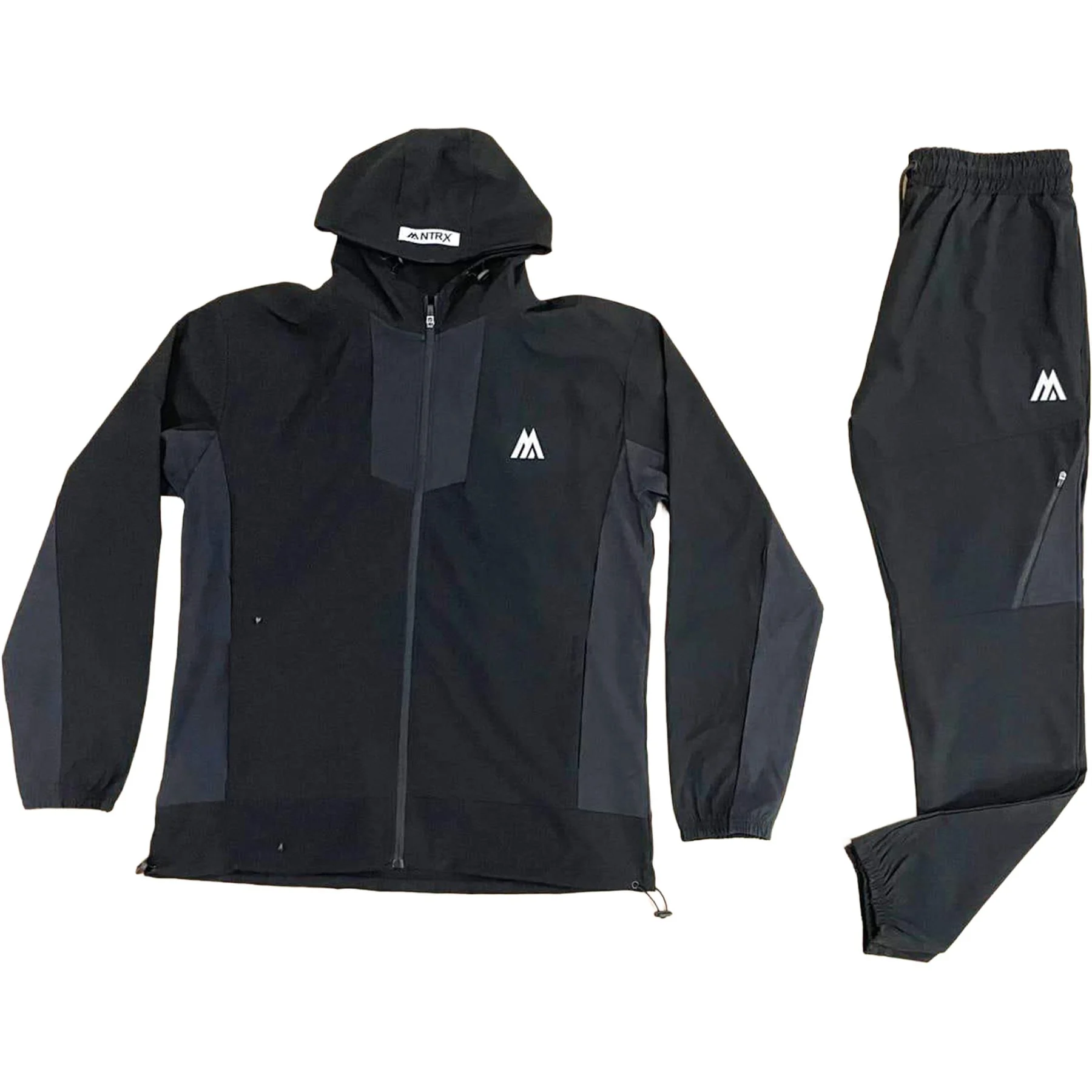 Mens 007 Stretch Hooded Tracksuit Set
