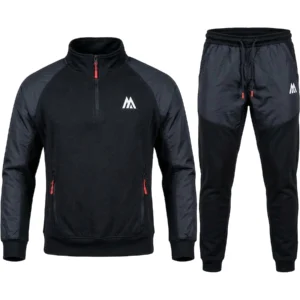 Mens MNTRX 028 Stretch Quarter Zip Tracksuit