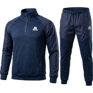 Mens MNTRX 028 Stretch Quarter Zip Tracksuit