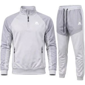 Mens MNTRX 028 Stretch Quarter Zip Tracksuit