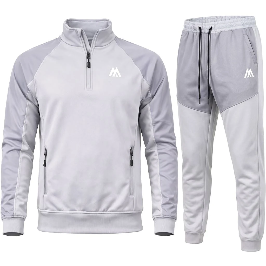 Mens MNTRX 028 Stretch Quarter Zip Tracksuit