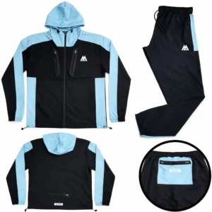 Mens MNTRX 106 Stretch Hooded Tracksuit Set