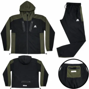 Mens MNTRX 106 Stretch Hooded Tracksuit Set