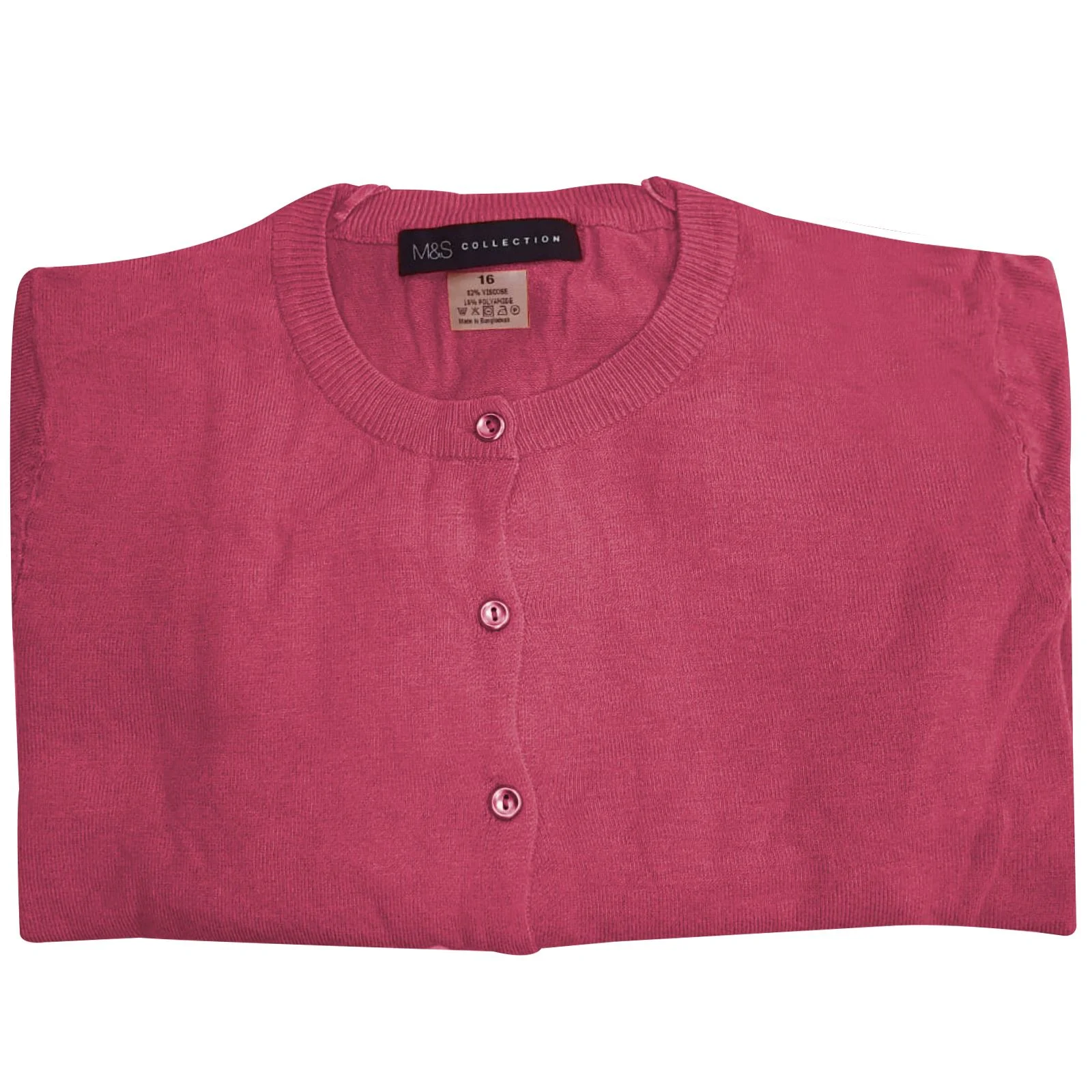Womens Marks and Spencer Round Neck Cardigan