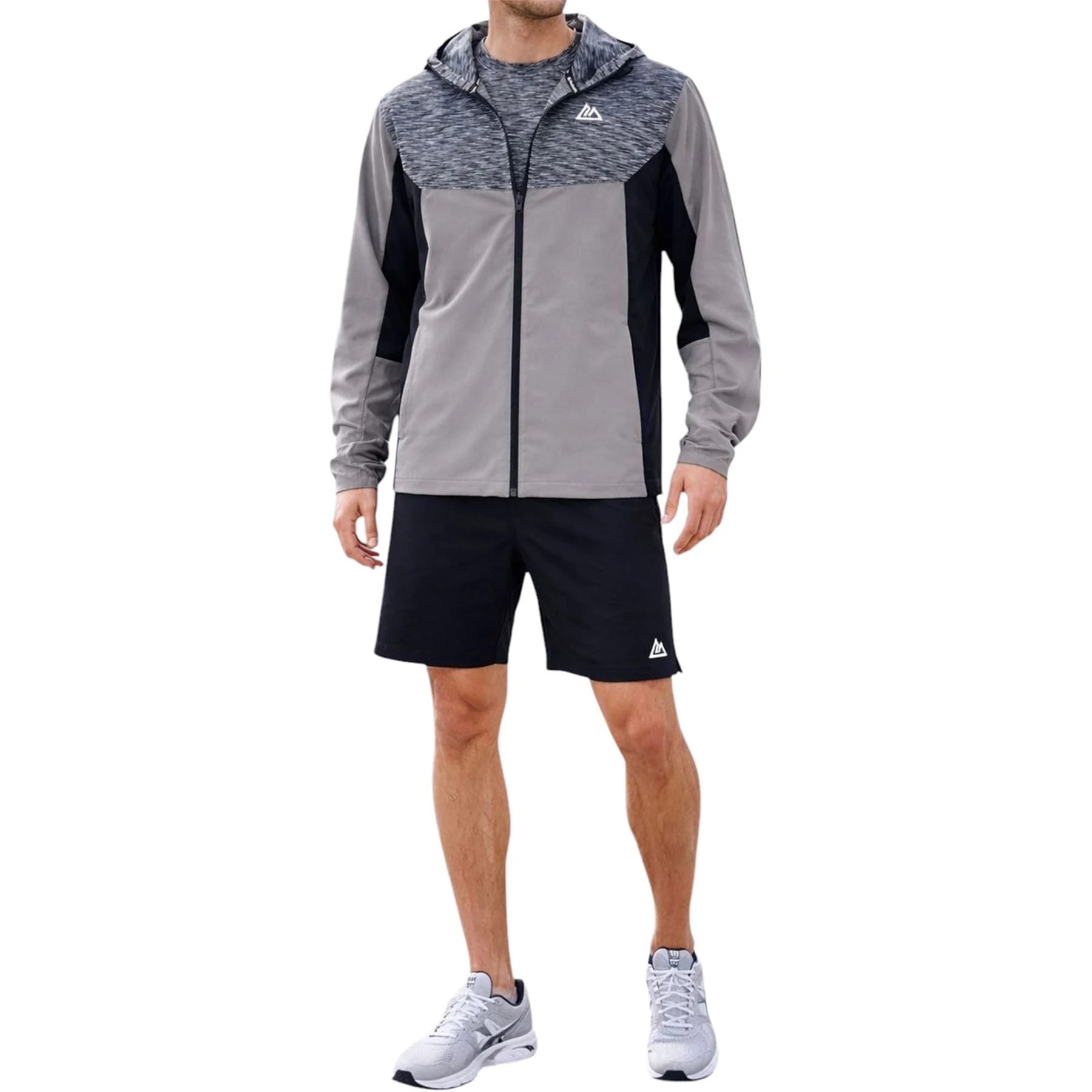Mens 3 Piece MWA Stretch Hooded Short