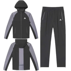 Mens MWA Stretch Hooded Tracksuit Set