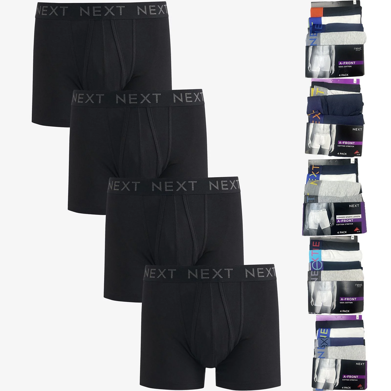 Mens 4 Pack Next Boxer Shorts