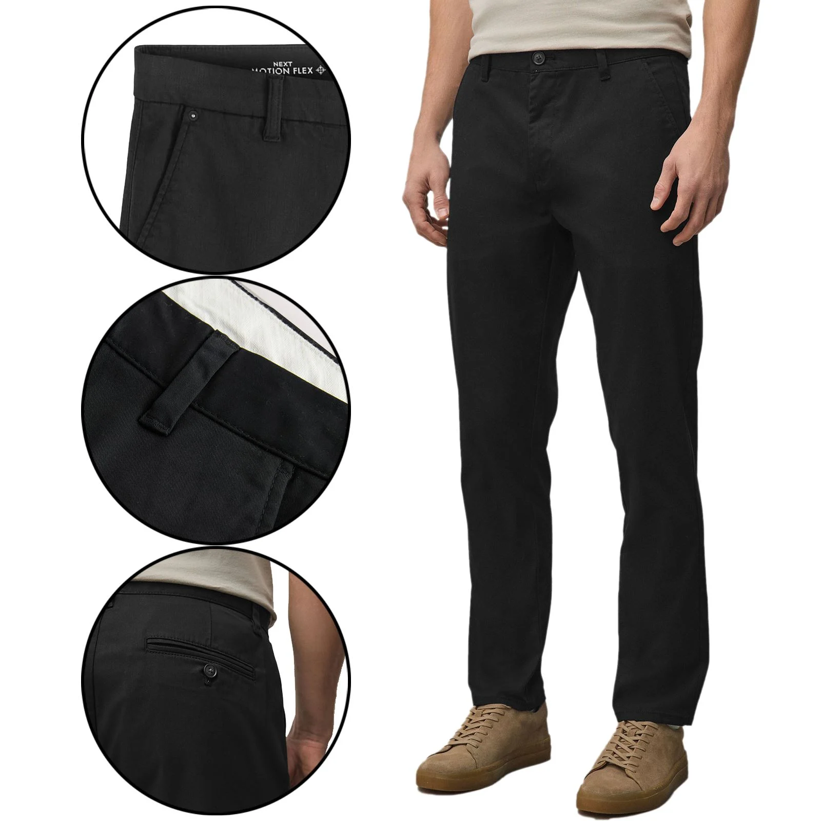 Mens Next Stretch Slim Fit Summer Chino