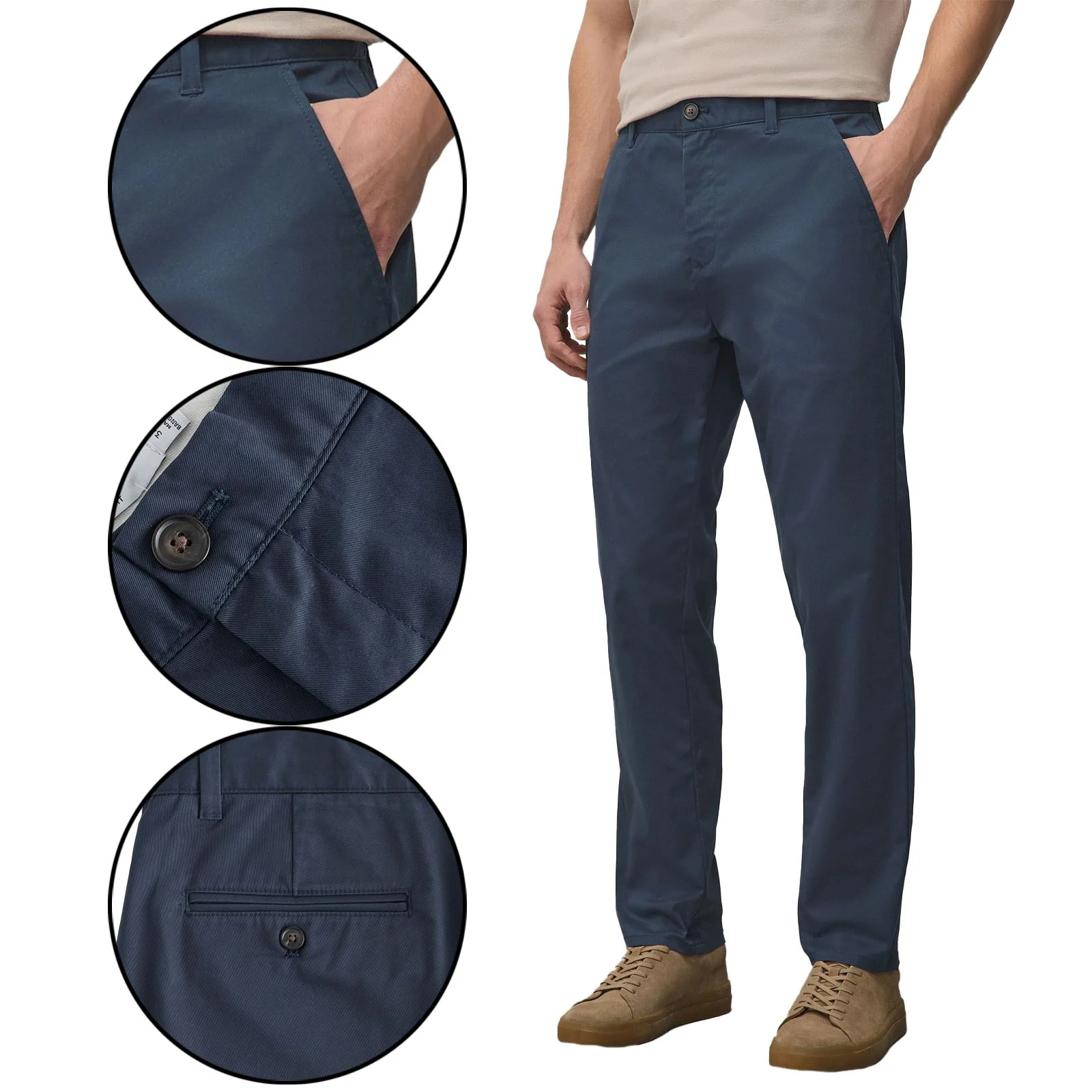 Mens Next Stretch Slim Fit Summer Chino