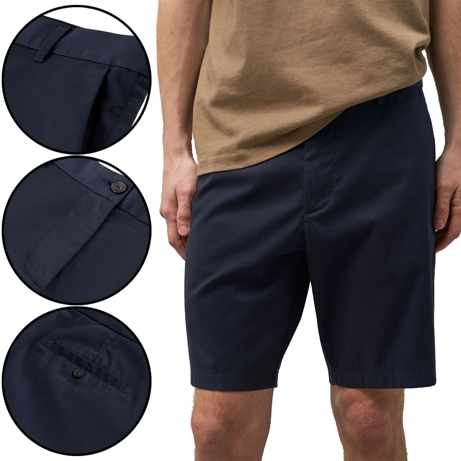 Mens Next Slim Stretch Cargo Slim Fit