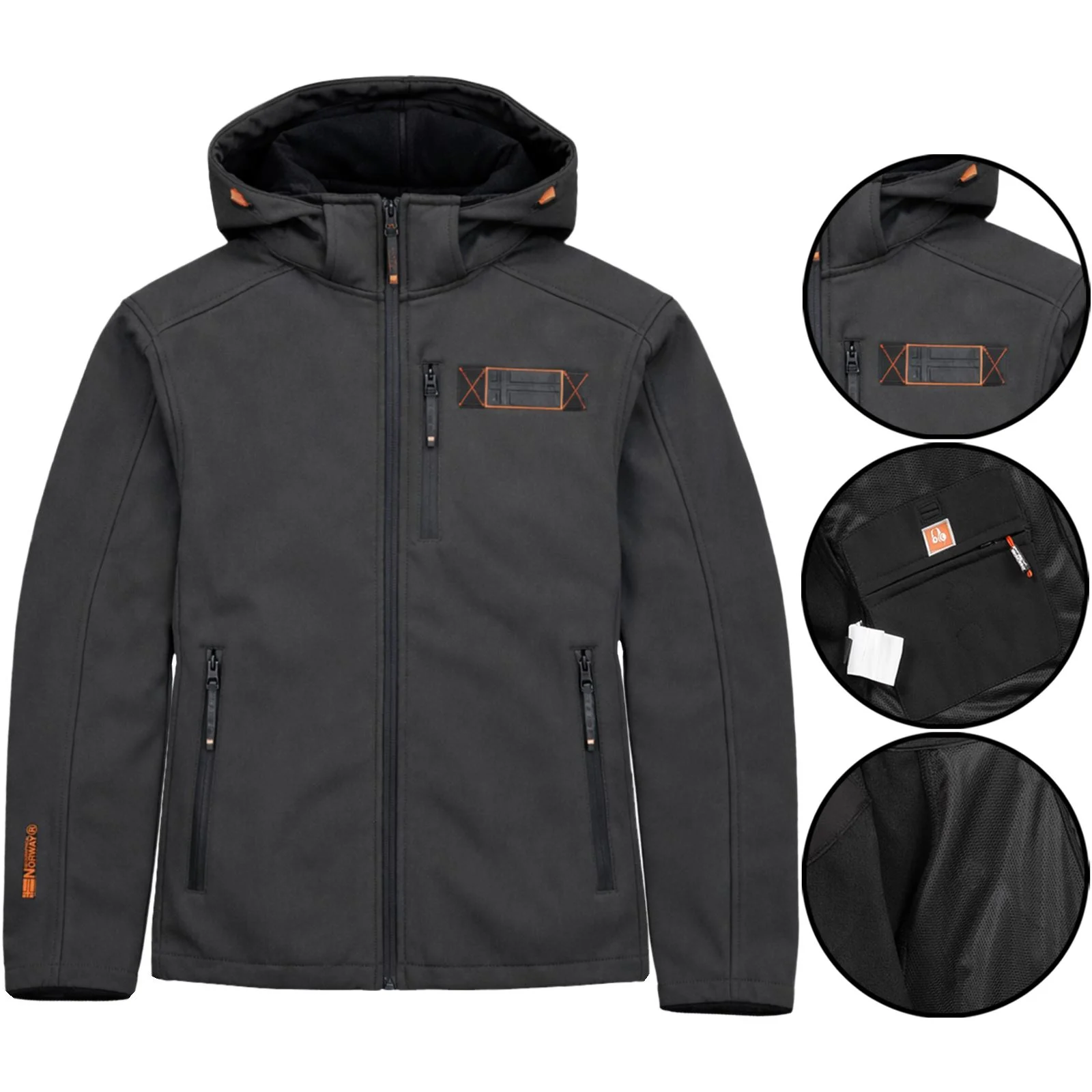 Mens Norway Fleece Lined Soft Shell Waterproof