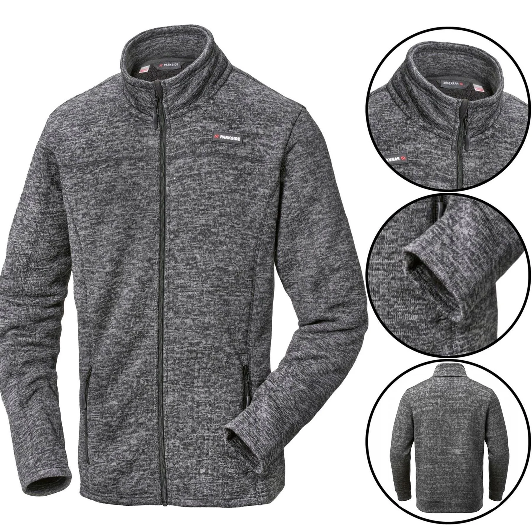 Mens Parkside Fleece Lined Sherpa Lined Knitted