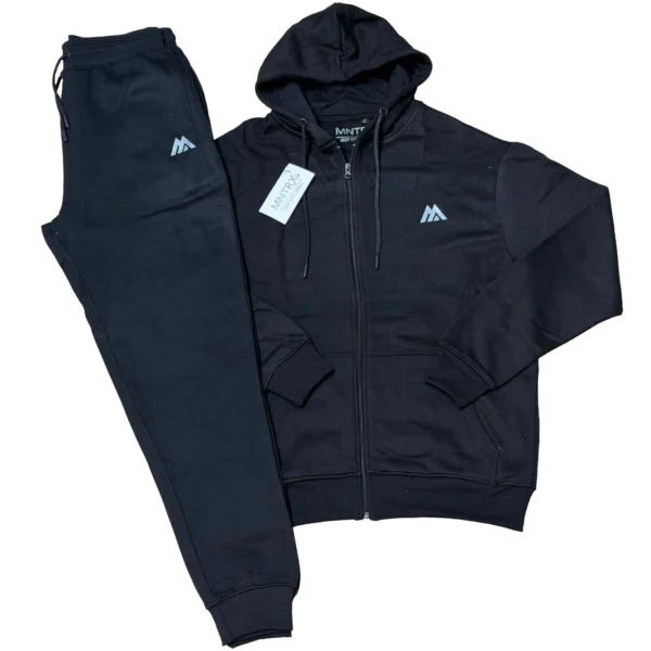 Mens MNTRX Stretch Hooded Tracksuit Set