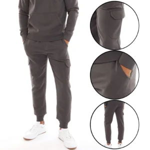 Mens Stretch Cargo Joggers Pocket