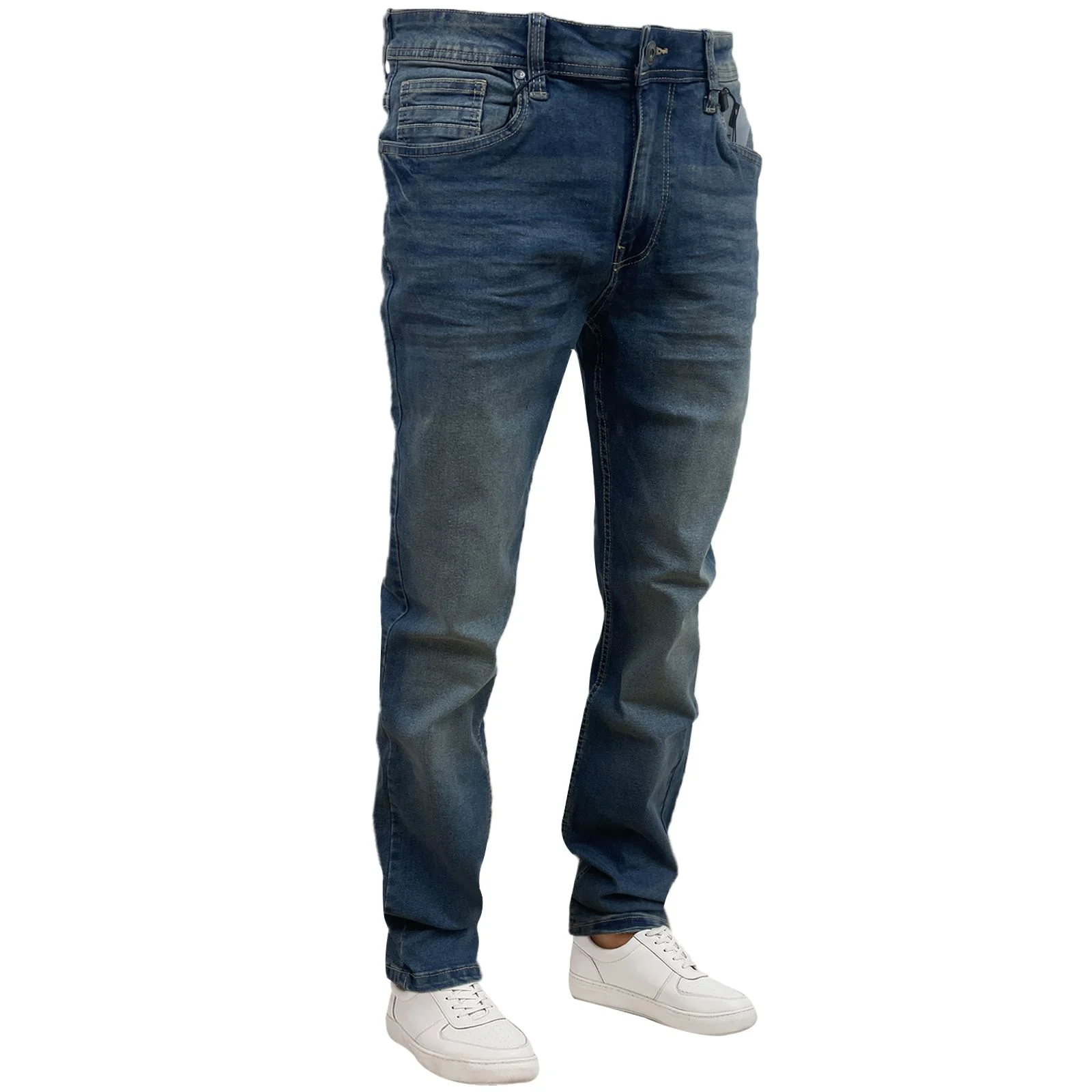 Mens Straight Leg Stretch Jeans