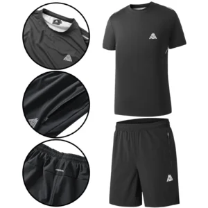 Mens Reflect Stretch Short Set