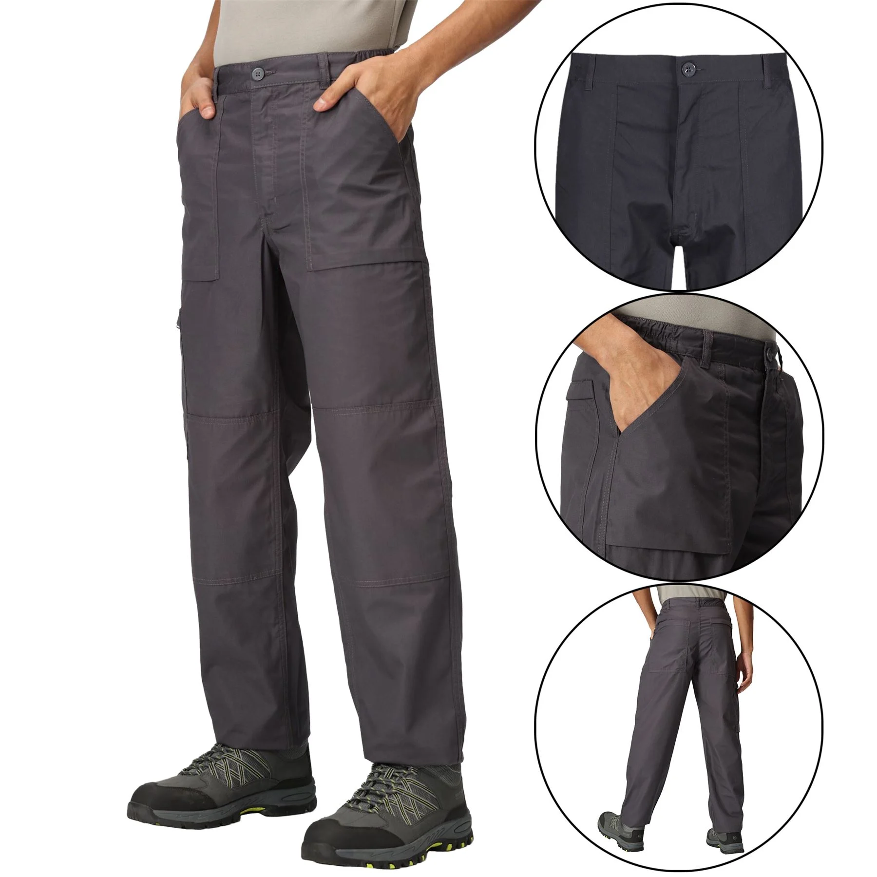 Mens Regatta Action Workwear Cargo Trousers