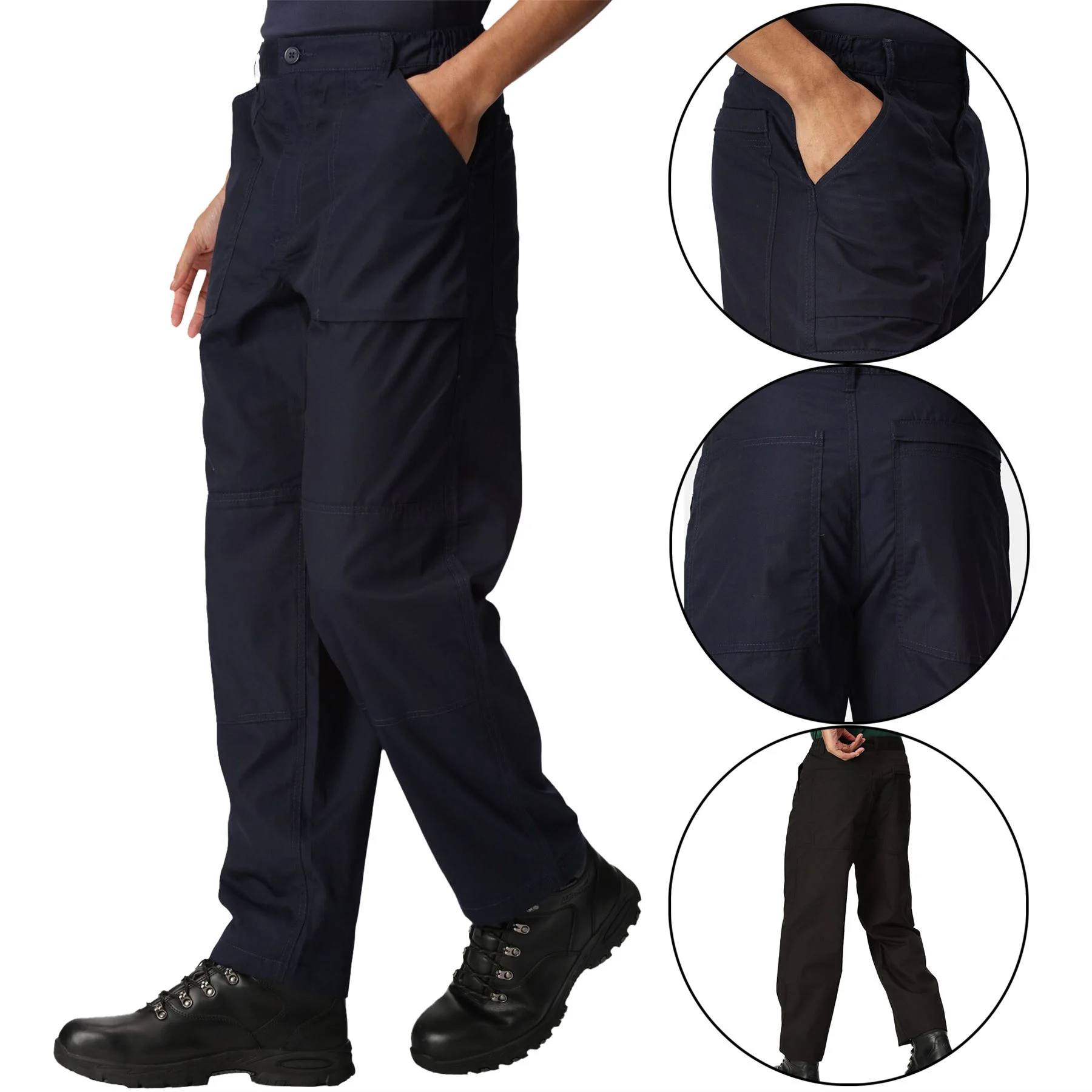 Mens Regatta Action Workwear Cargo Trousers