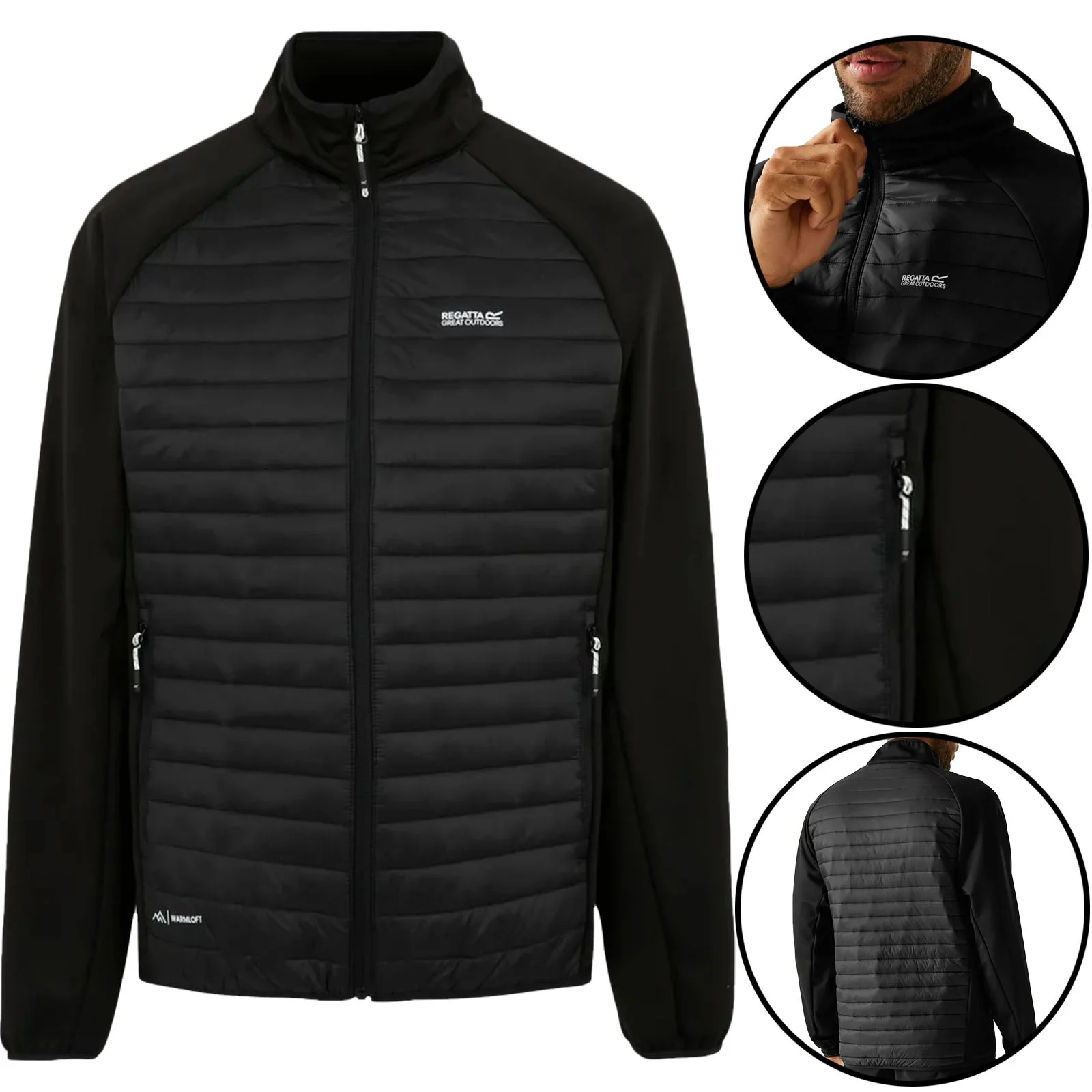 Mens Regatta Clumber Soft Shell Stretch Jacket