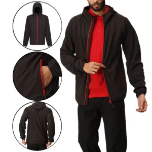 Mens Regatta Navigate Stretch Hooded Jacket
