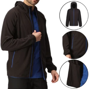 Mens Regatta Navigate Stretch Hooded Jacket