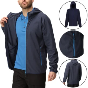 Mens Regatta Navigate Stretch Hooded Jacket