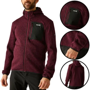 Mens Regatta Texture Hooded Jacket
