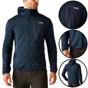 Mens Regatta Texture Hooded Jacket