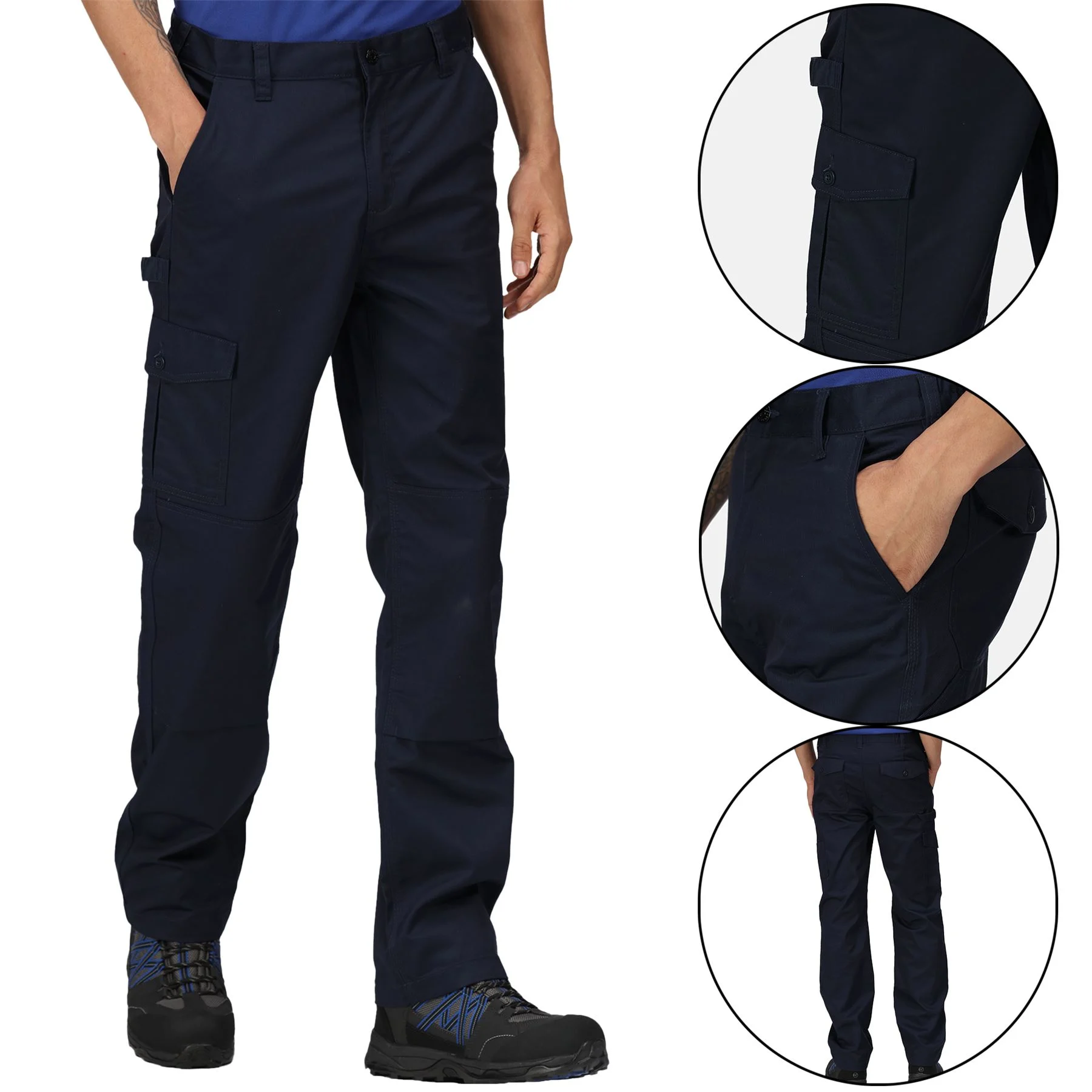 Mens Regatta TRJ Waterproof Cargo Trousers
