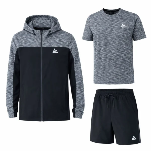 Mens 3 Piece Sami Stretch Hooded Jacket
