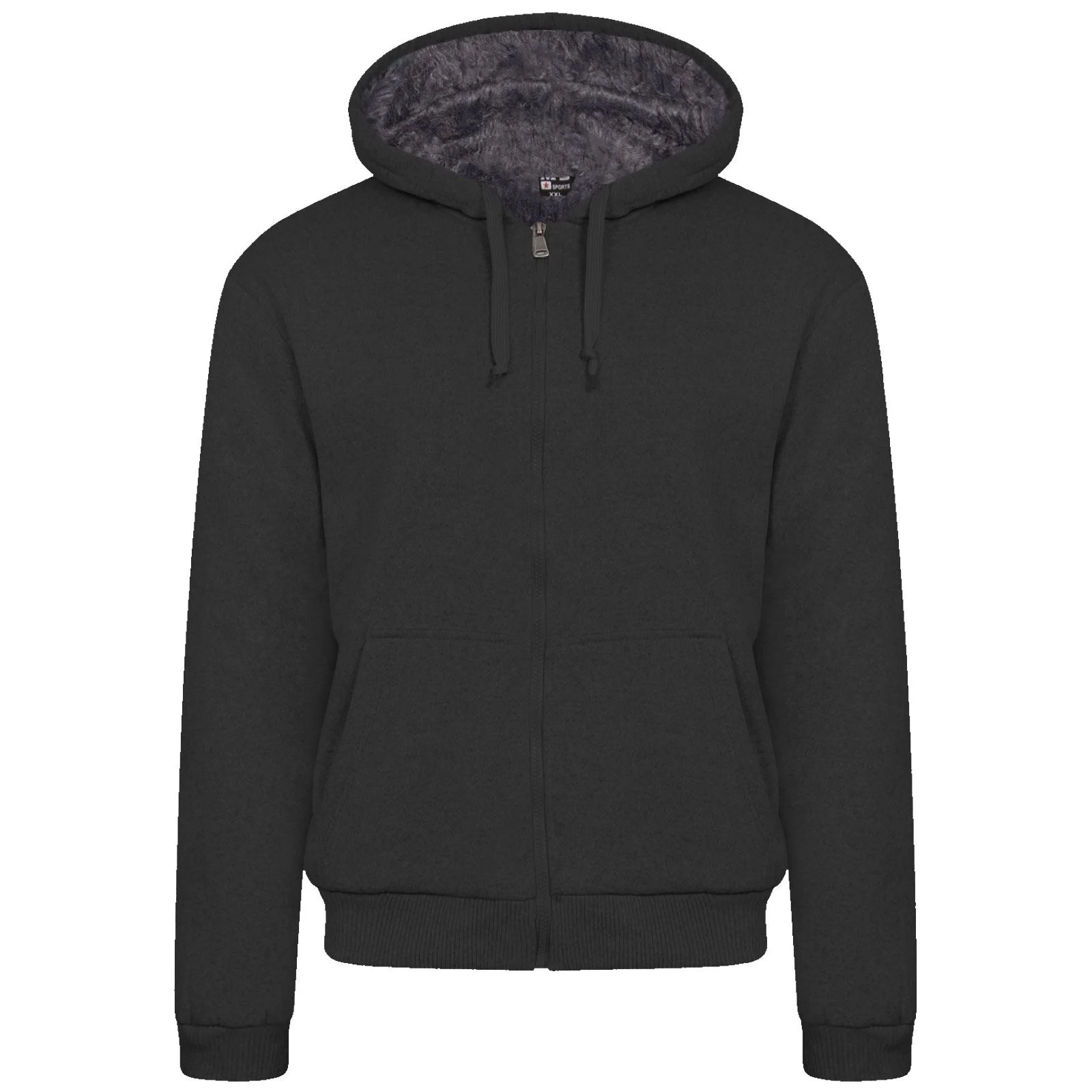 Unisex Sherpa Sherpa Lined Hoodie