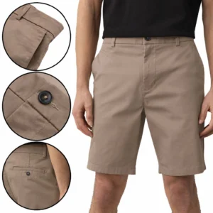 Mens Stretch Summer Workwear Chino Shorts