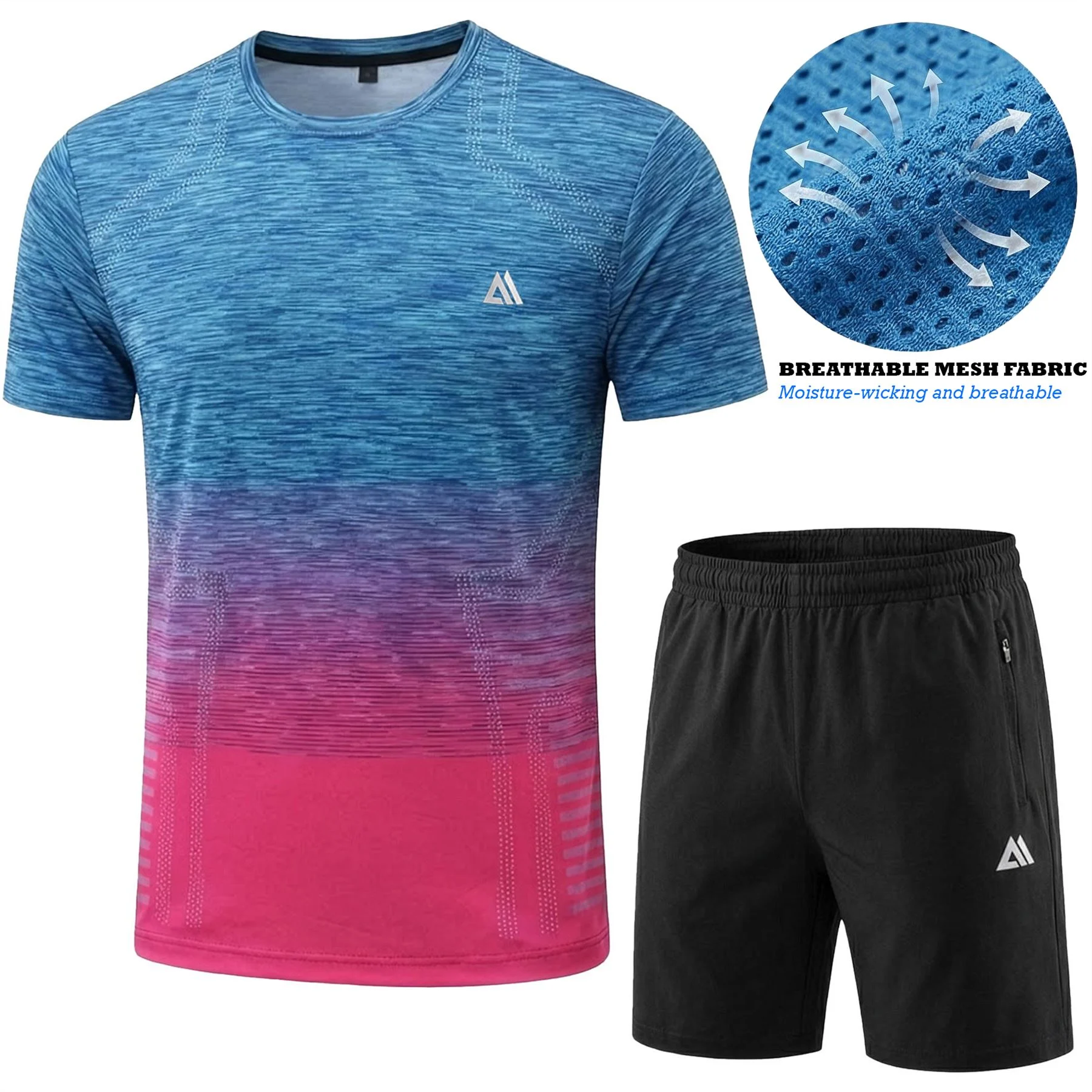Mens Sublimation Stretch Short Set